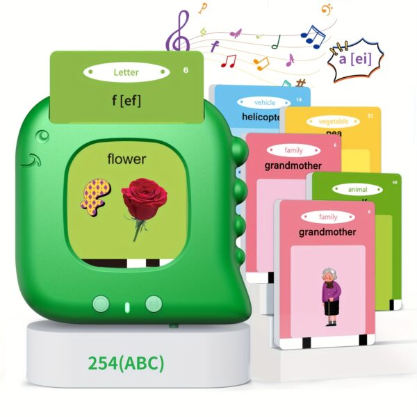 Talking Flash Cards for Toddlers Ages 3-6 – 224 Sight Words Educational Speech Toy – Pocket-Sized Learning Toy for Preschool & Kindergarten – Montessori-Inspired Gift for Boys & Girls - Image 5