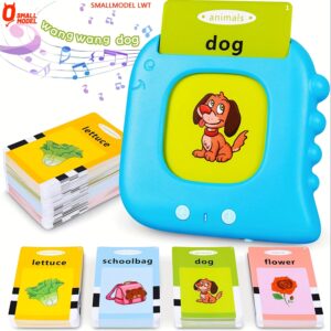 Talking Flash Cards for Toddlers Ages 3-6 – 224 Sight Words Educational Speech Toy – Pocket-Sized Learning Toy for Preschool & Kindergarten – Montessori-Inspired Gift for Boys & Girls