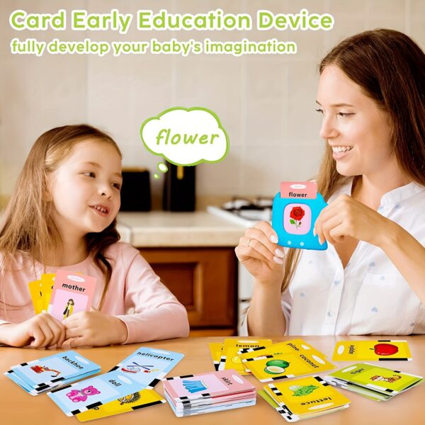 Talking Flash Cards for Toddlers Ages 3-6 – 224 Sight Words Educational Speech Toy – Pocket-Sized Learning Toy for Preschool & Kindergarten – Montessori-Inspired Gift for Boys & Girls - Image 4