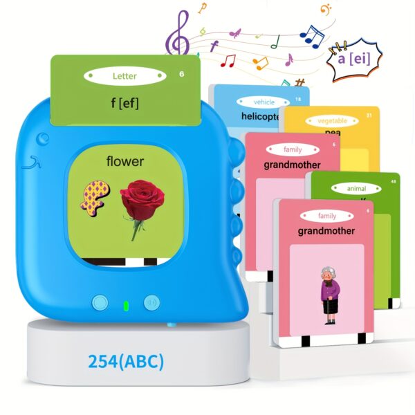 Talking Flash Cards for Toddlers Ages 3-6 – 224 Sight Words Educational Speech Toy – Pocket-Sized Learning Toy for Preschool & Kindergarten – Montessori-Inspired Gift for Boys & Girls - Image 3