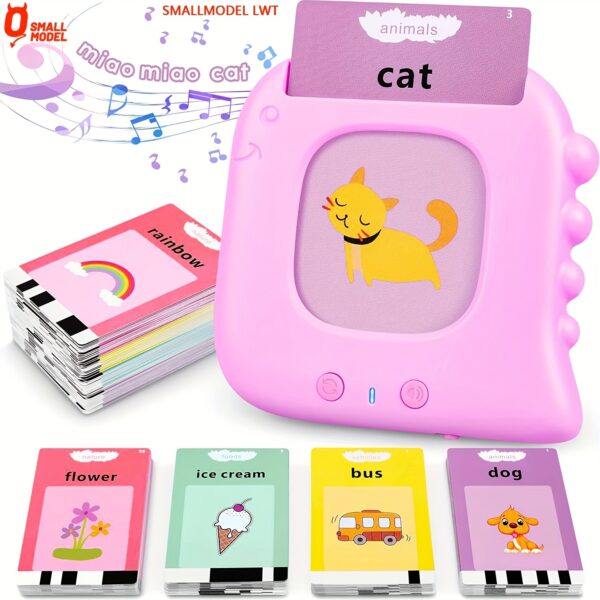 Talking Flash Cards for Toddlers Ages 3-6 – 224 Sight Words Educational Speech Toy – Pocket-Sized Learning Toy for Preschool & Kindergarten – Montessori-Inspired Gift for Boys & Girls - Image 2