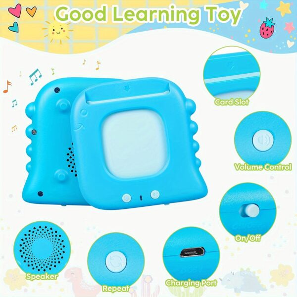 Talking Flash Cards for Toddlers Ages 3-6 – 224 Sight Words Educational Speech Toy – Pocket-Sized Learning Toy for Preschool & Kindergarten – Montessori-Inspired Gift for Boys & Girls - Image 9