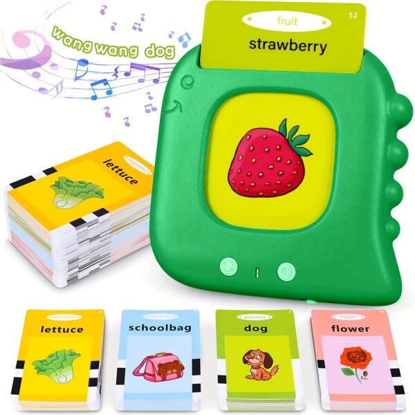Talking Flash Cards for Toddlers Ages 3-6 – 224 Sight Words Educational Speech Toy – Pocket-Sized Learning Toy for Preschool & Kindergarten – Montessori-Inspired Gift for Boys & Girls - Image 6
